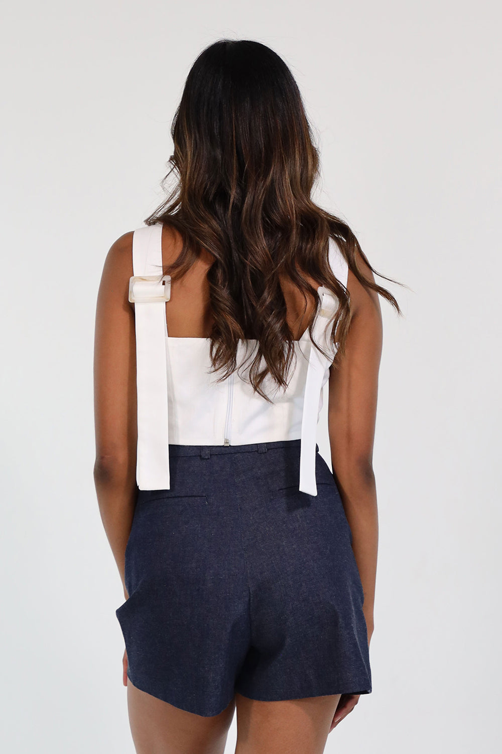 LILLY BUSTIER COTTON (WHITE)