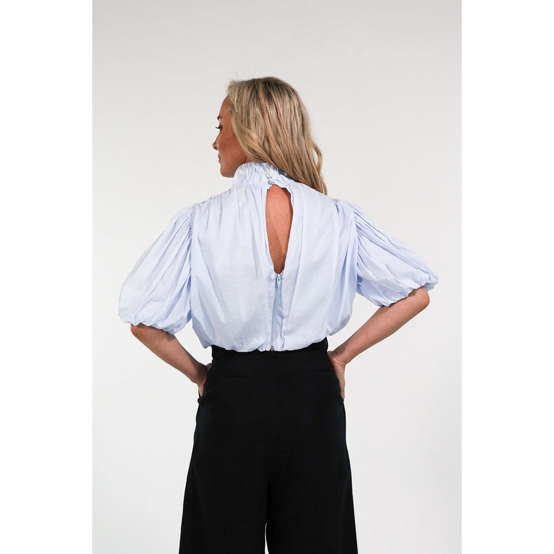 HOLLY BALLOON TOP (BLUE)