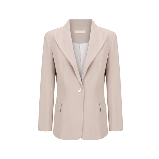 GLORIA BLAZER (DUSTY BEIGE)