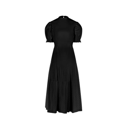 LOLA MAXI DRESS COTTON (BLACK)