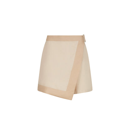 LIZZY SKORT LINEN (BEIGE)
