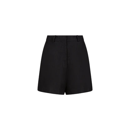 LIZZY SHORTS LINEN (BLACK)