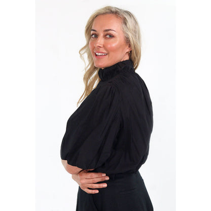 HOLLY BALLOON TOP (BLACK)