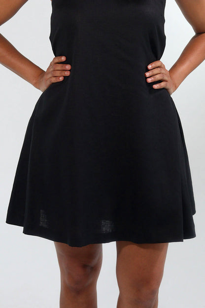 ROBE MARGUERITE (NOIR)