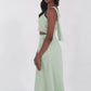 AVA MIDI JUPE LIN (MENTHE)