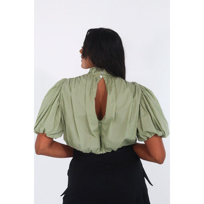 HOLLY BALLOON TOP (SAGE)
