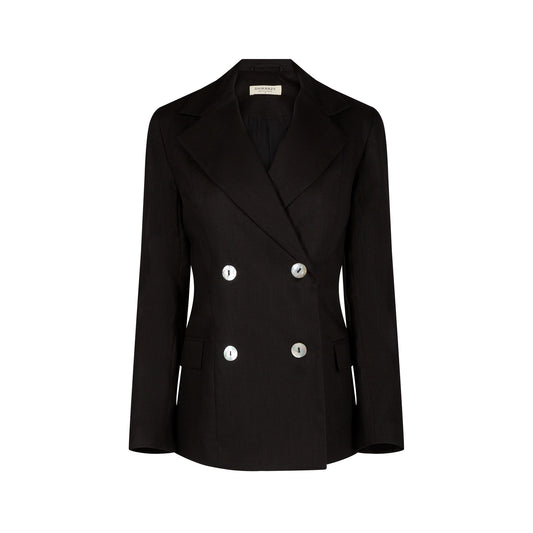 KAMLA BLAZER LIN (NOIR)