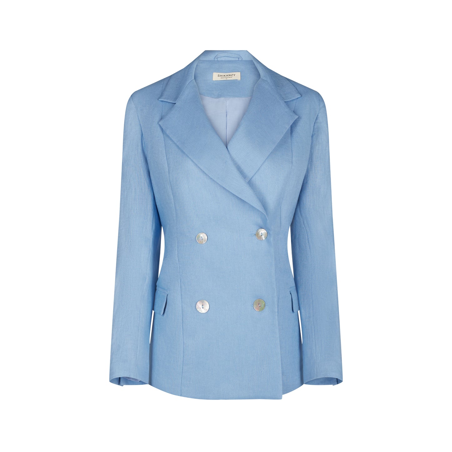 KAMLA BLAZER LINEN (BLUE)