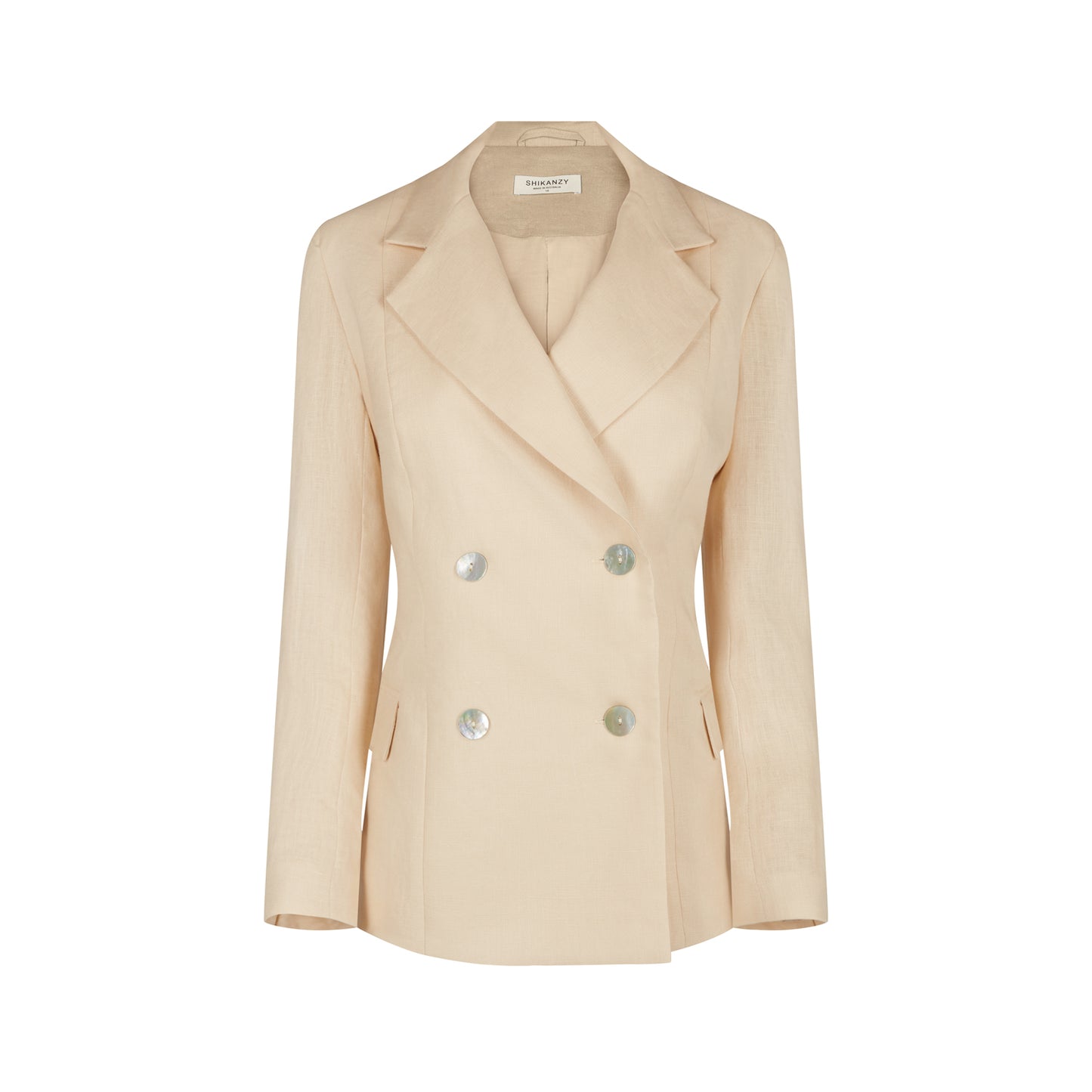 KAMLA BLAZER LINEN (BEIGE)