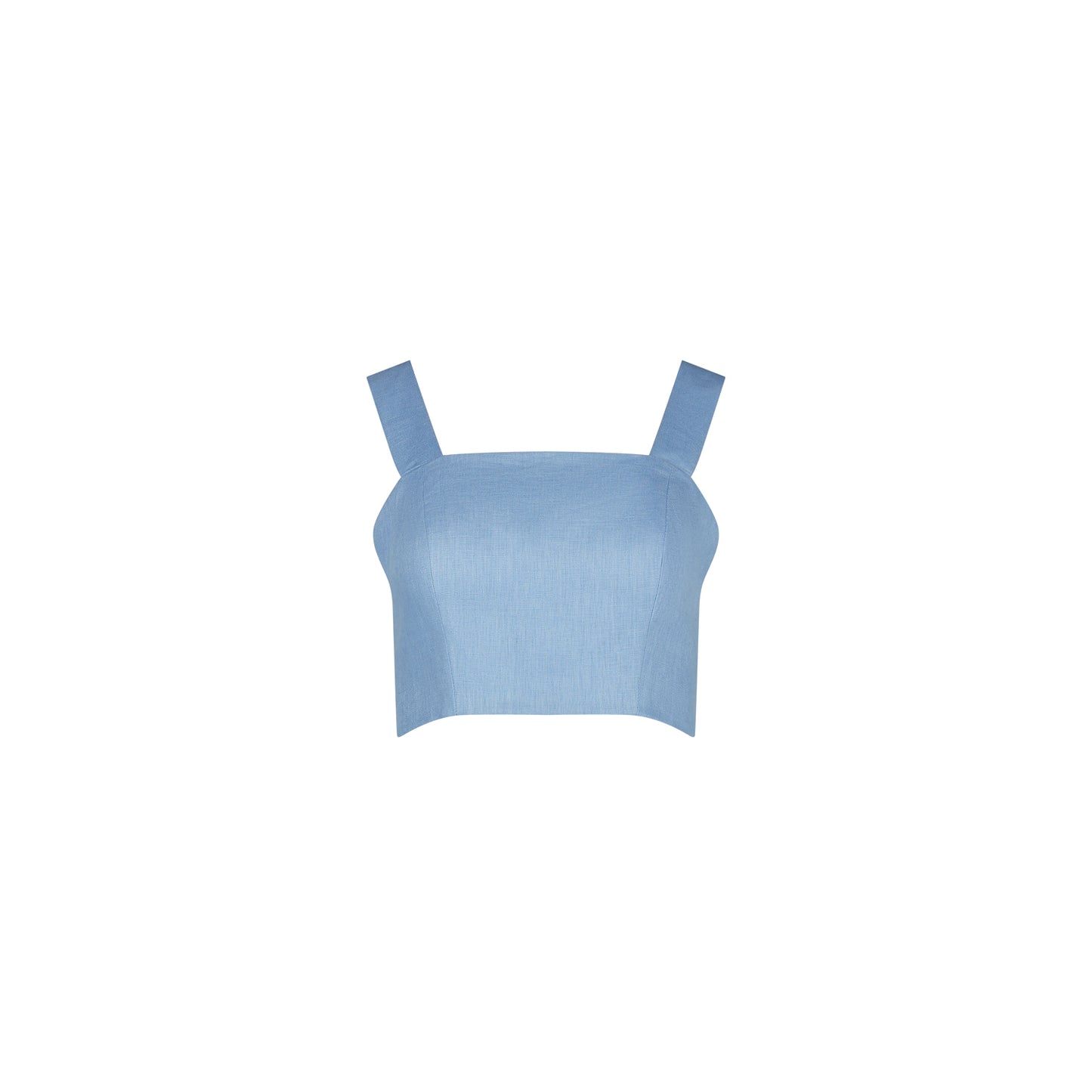 LILLY BUSTIER LINEN (BLUE)