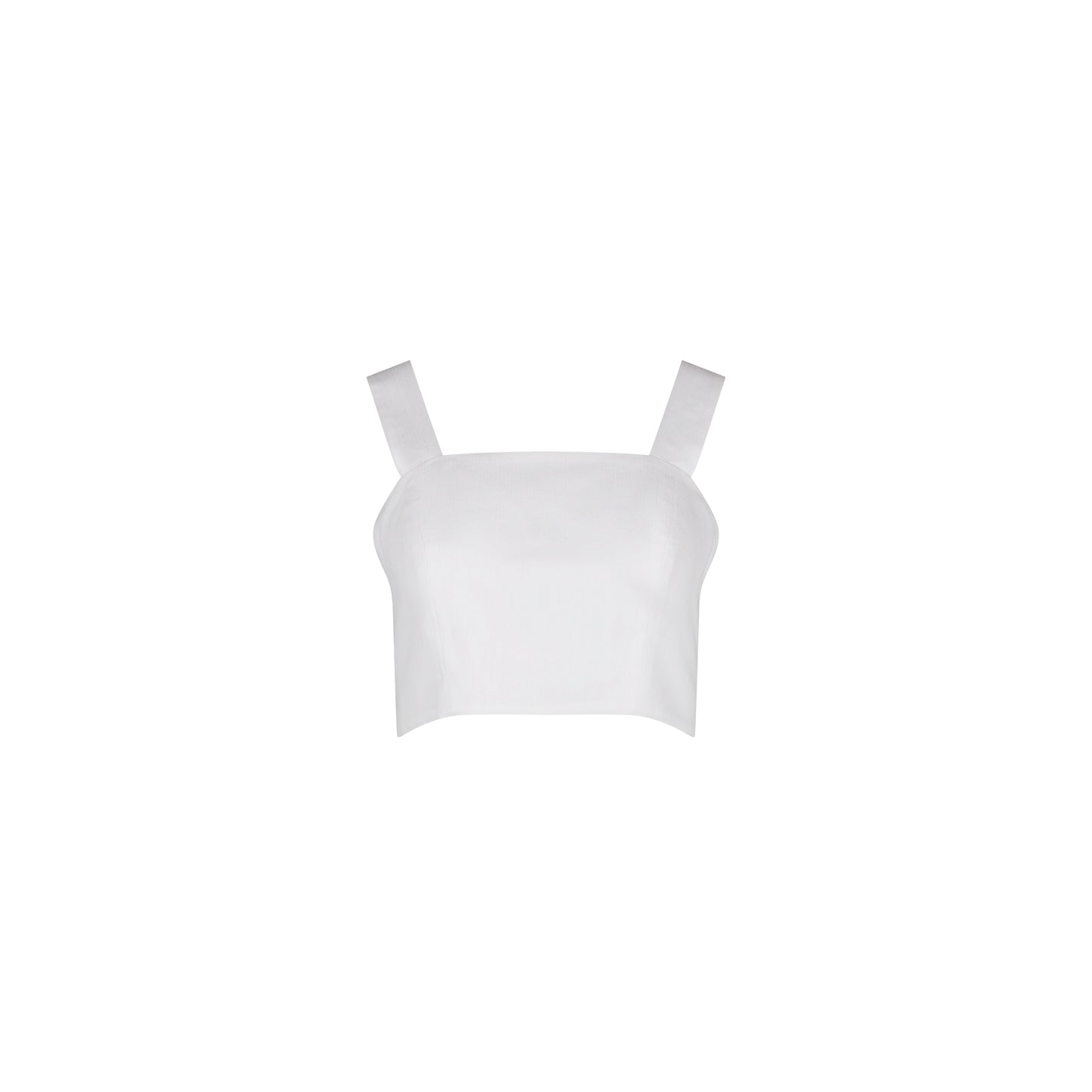 LILLY BUSTIER COTTON (WHITE)