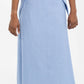 AVA MIDI SKIRT LINEN (BLUE)