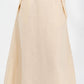 JUPE MIDI AVA LIN (BEIGE)