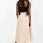 JUPE MIDI AVA LIN (BEIGE)