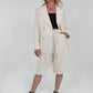 KAMLA BLAZER COTON BIOLOGIQUE (IVOIRE)