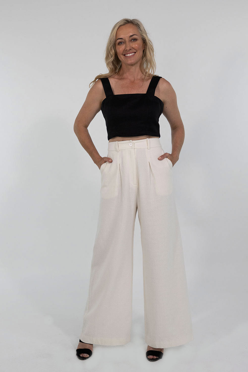 PANTALON KAMLA COTON BIOLOGIQUE (IVOIRE)