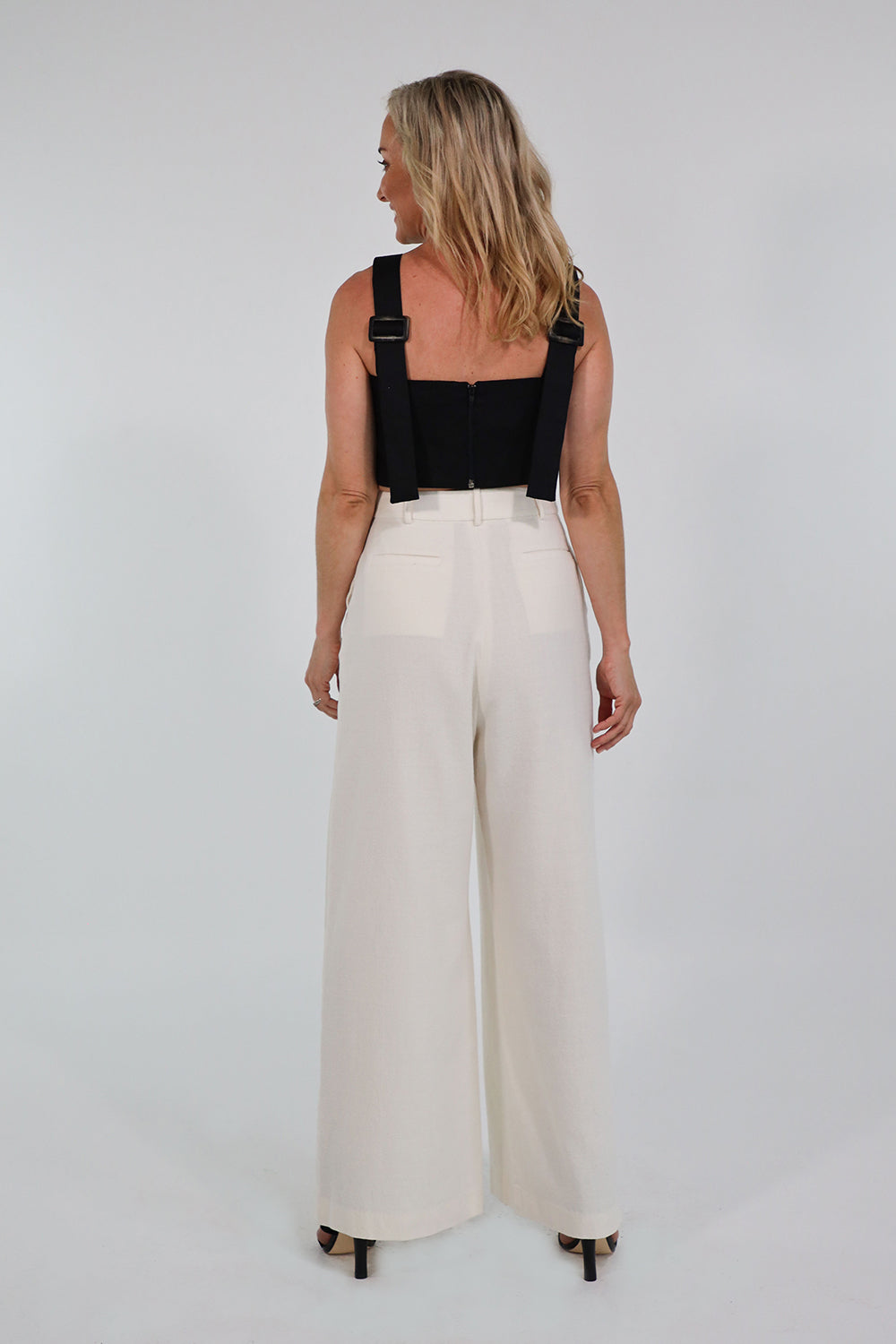 KAMLA PANTS ORGANIC COTTON (IVORY)