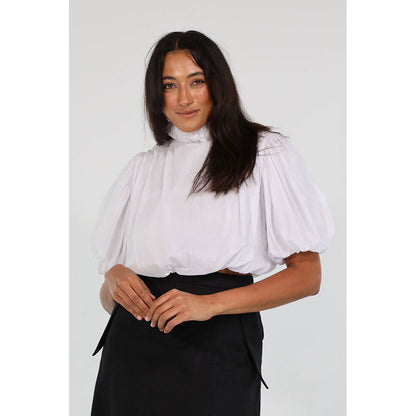 HOLLY BALLOON TOP (WHITE)