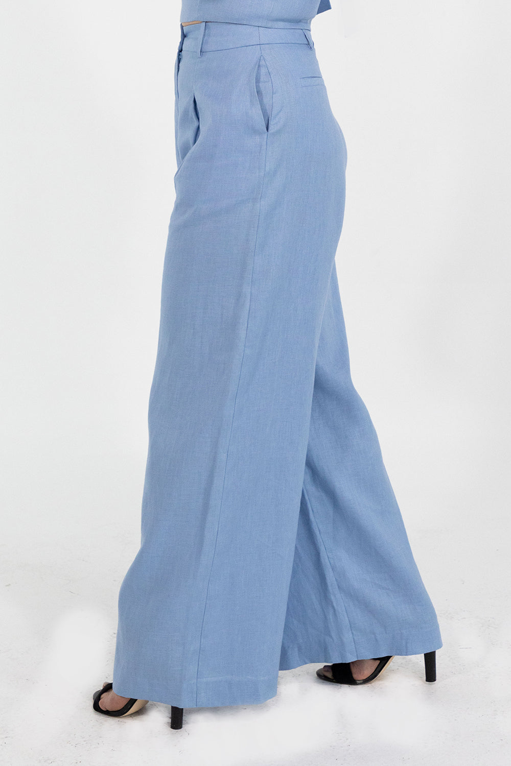 KAMLA PANTS LINEN (BLUE)