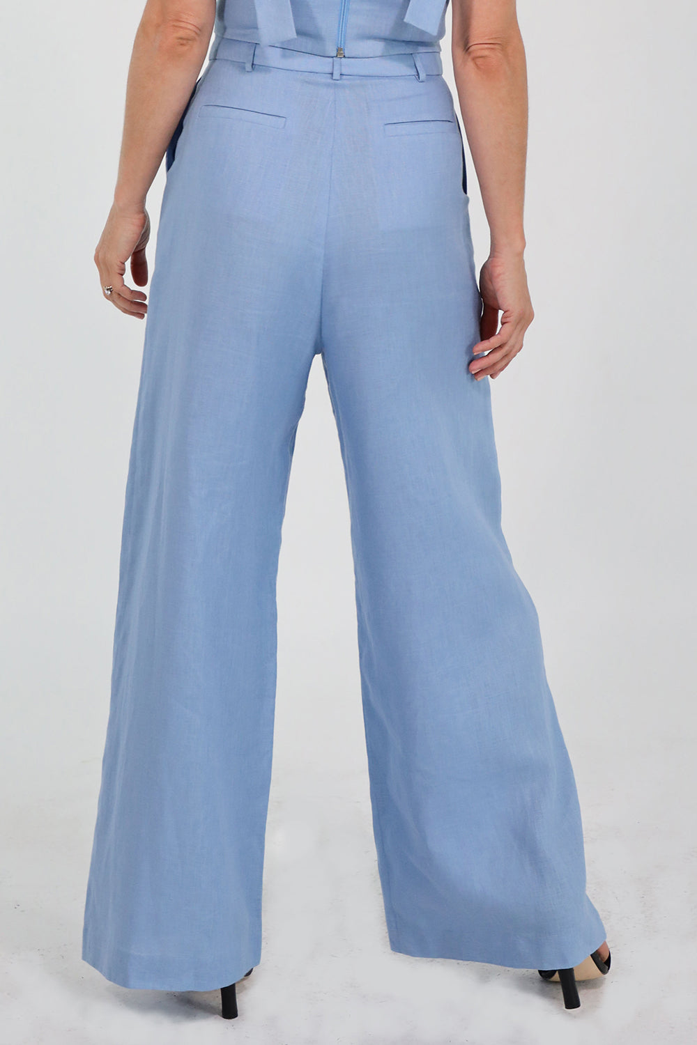 KAMLA PANTS LINEN (BLUE)