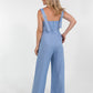 PANTALON KAMLA LIN (BLEU)