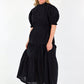 LOLA MAXI DRESS COTTON (BLACK)