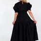 LOLA MAXI DRESS COTTON (BLACK)